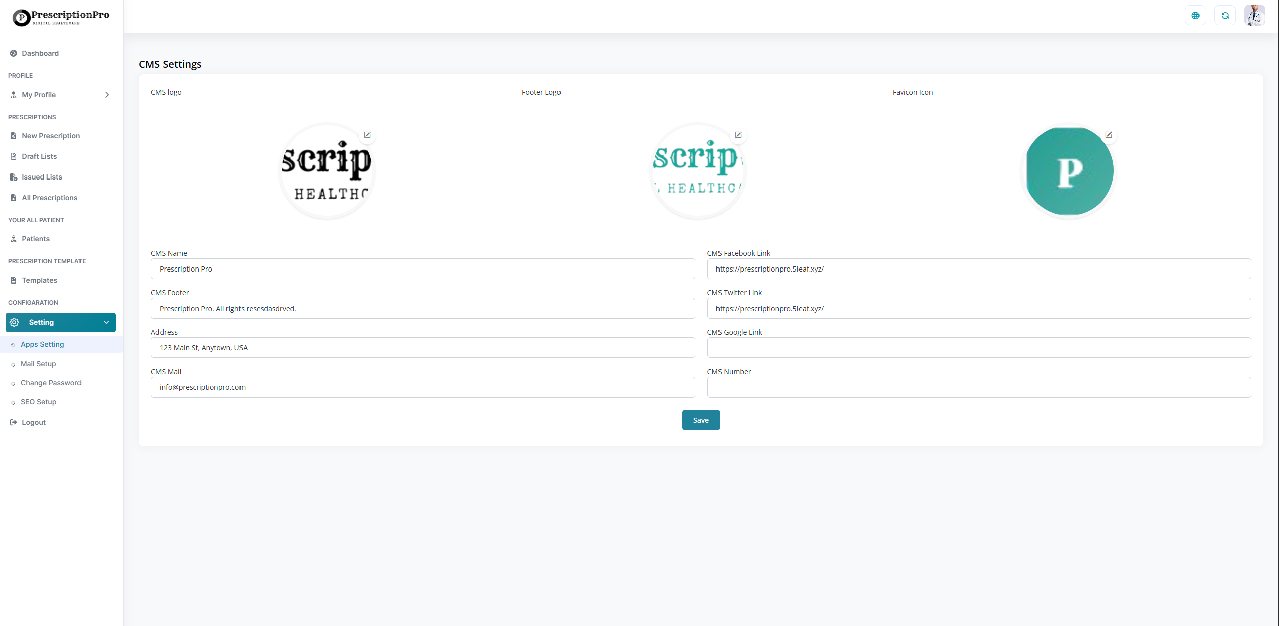 Application Settings